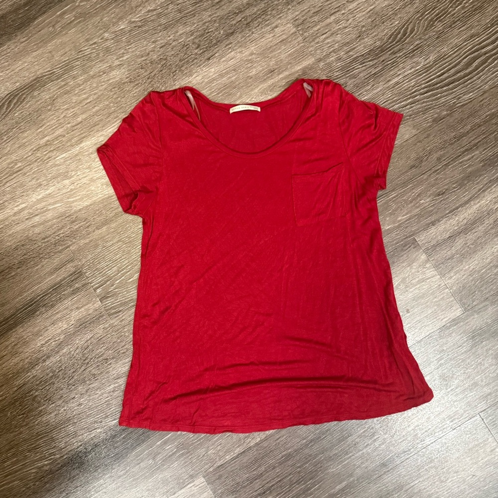 Active Basic Crimson Tee